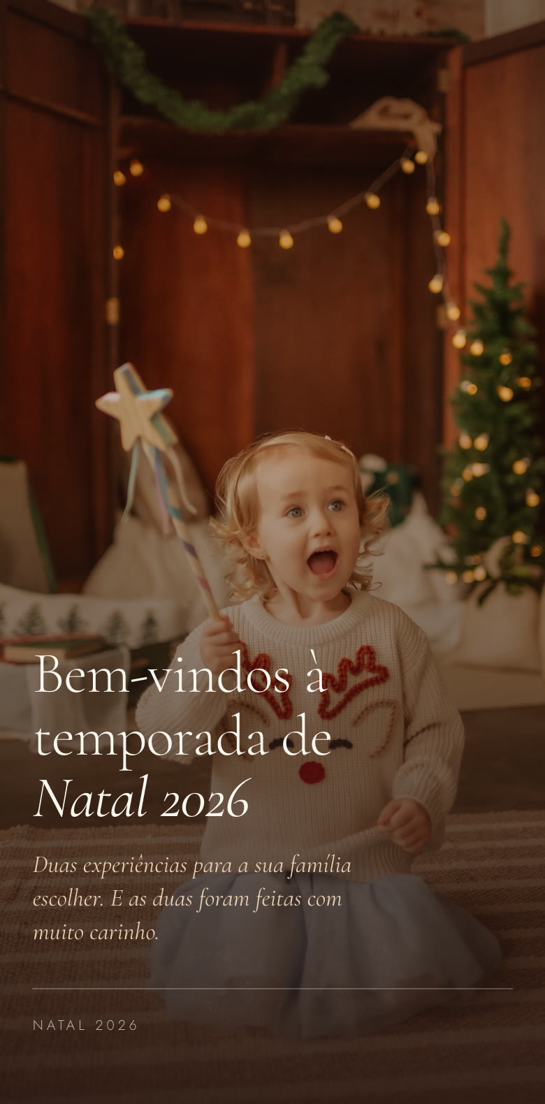 A proposta de Natal da Jé Ruiz aberta no celular